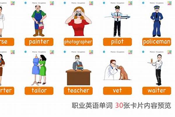 30个英语职业单词