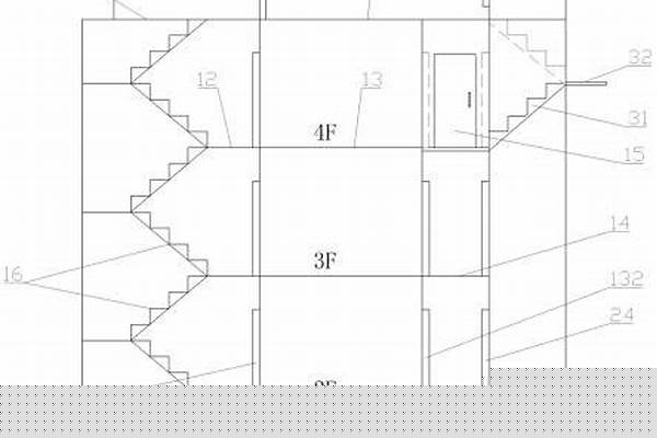 30层楼房电梯及逃生楼梯配置