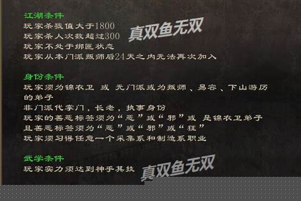 九阴真经古墓出师条件(九阴真经隐世门派出
