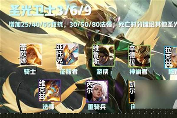 云顶圣奕最强圣光阵容出装