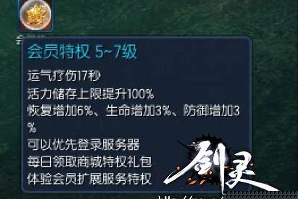 剑灵会员的扩展功能是什么