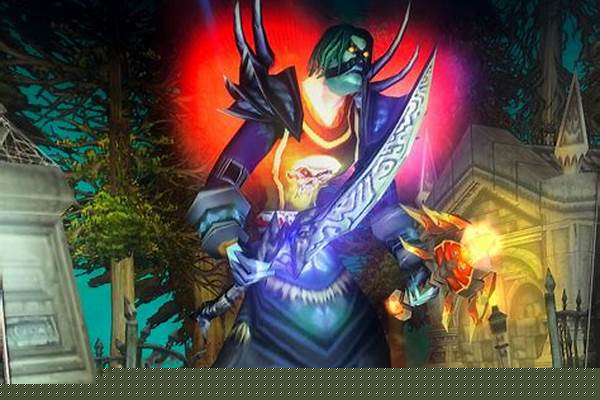 怨灵之刃nga-魔兽世界官网上，亡灵法师身披霜火套，主手