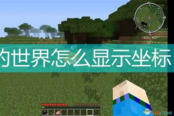 我的世界怎么显示自己在的坐标_我的世界地图怎么显示坐标