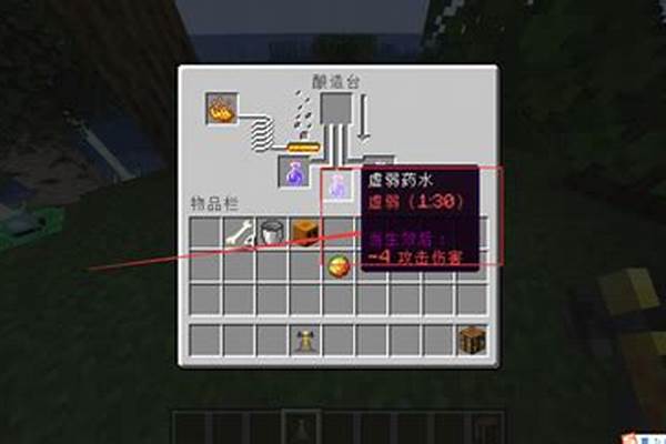 我的世界怎样丢虚弱药水_我的世界冰原雪屋怎么解救村民