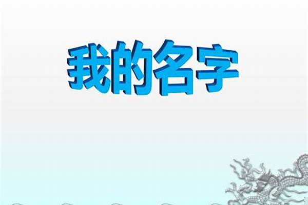 我的名字是什么