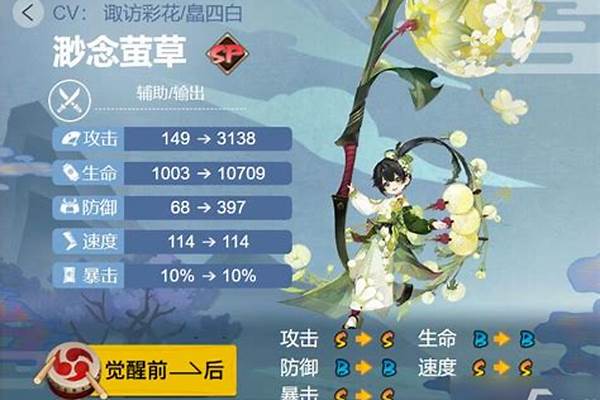 阴阳师萤草御魂搭配推荐-萤草怎么发育