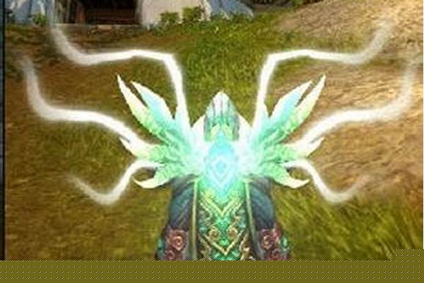 魔兽世界背后有个翅膀火焰怎么,来的