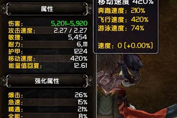 魔兽世界角色栏被隐藏的属性_本人笔记本玩魔兽世界 技能栏什么的太大怎